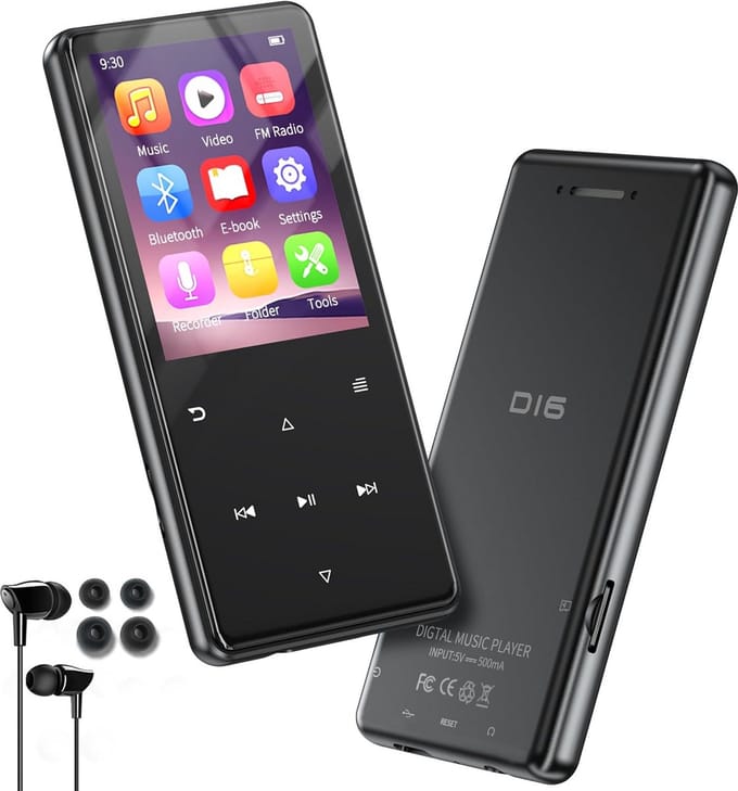 MP3 Speler Bluetooth - Muziekspeler - Geluidskwaliteit