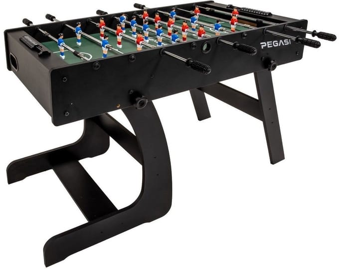 Pegasi Voetbaltafel Foldy Inklapbaar - Zwart - Kickertafel - Voetbaltafel