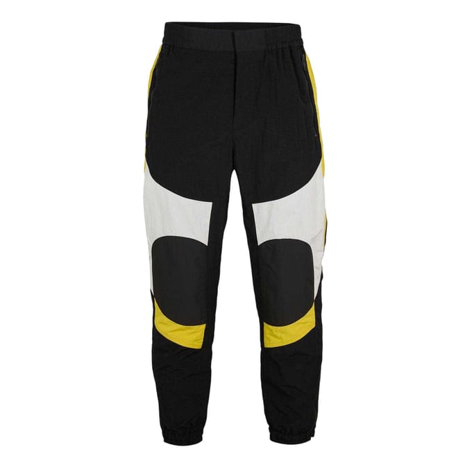 Boss Heren Srack Rechte Broek (Zwart/Geel)