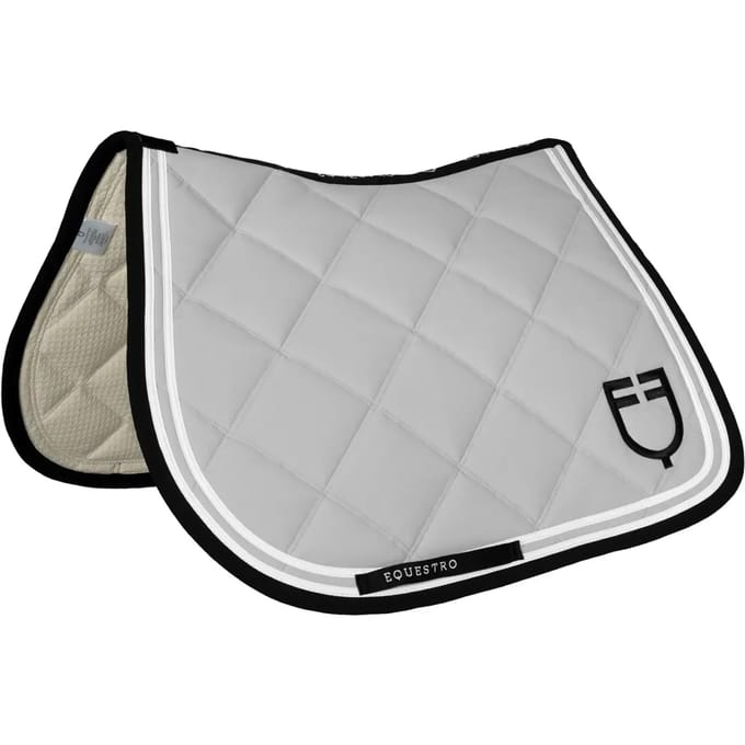Dubbelgestreepte springsportmat Equestro