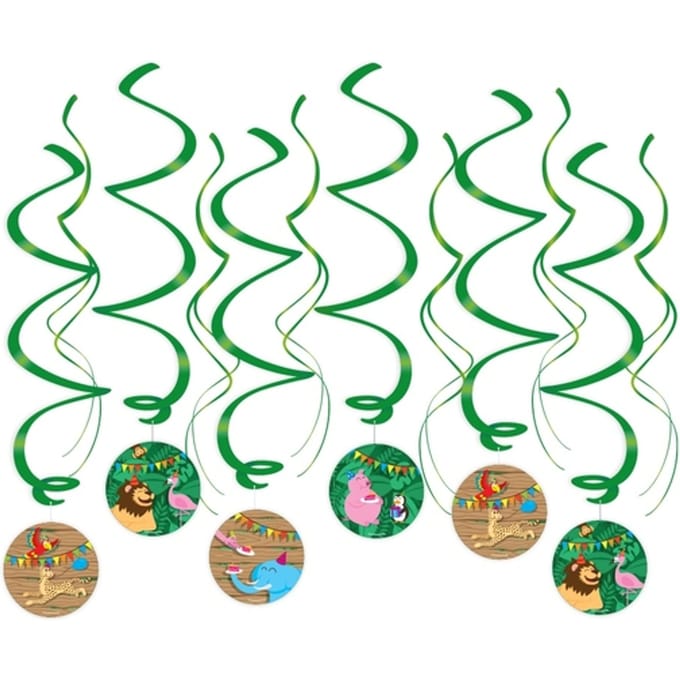 Swirl decorations - Jungle