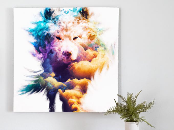 Shrouded and clouded | Shrouded and clouded | Kunst - centimeter op | Foto op | Shrouded and clouded | Shrouded and clouded | Kunst - centimeter op | Foto op | Forex | 80 × 80 cm