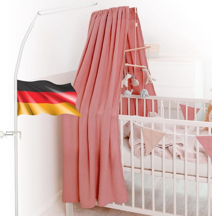 Hemelstang voor babybedden en kinderbedden - Bedhemel Frame en Accessories