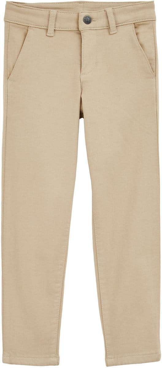 WE Fashion Jongens slim fit chino van jogkwaliteit