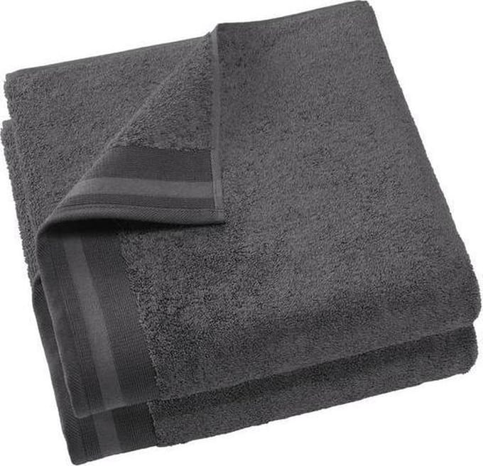 De Witte Lietaer handdoek Excellence 50x100 dark grey