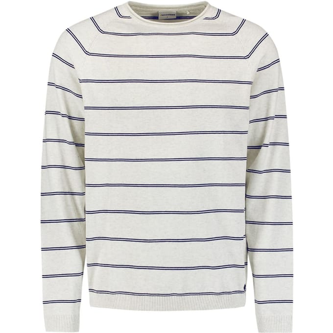 No Excess Pullover Crewneck Stripes Kit Maat: XL | Sweaters Outlet | Heren | Wit