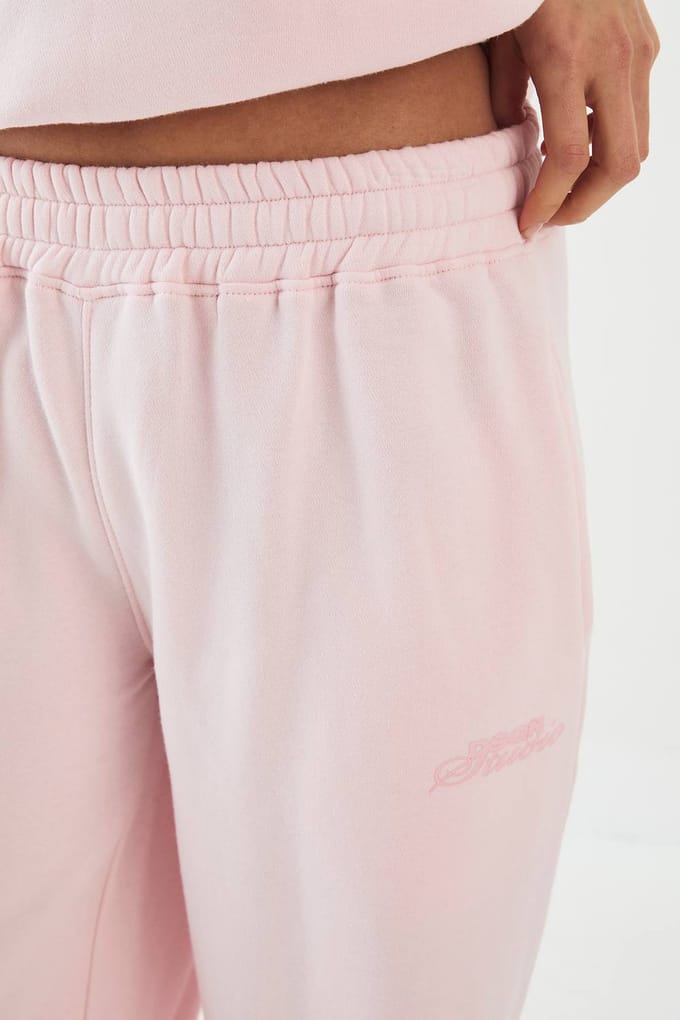 Dames DSGN Studio Rechte Pijp Jogger | Light Pink | Maat: Large