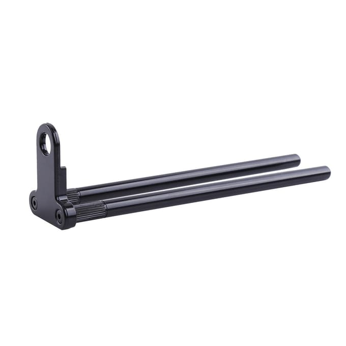 Zwarte Aluminiumlegering Snag Bar Oren Winddichte Hengel Connector Voor Beetmelder black