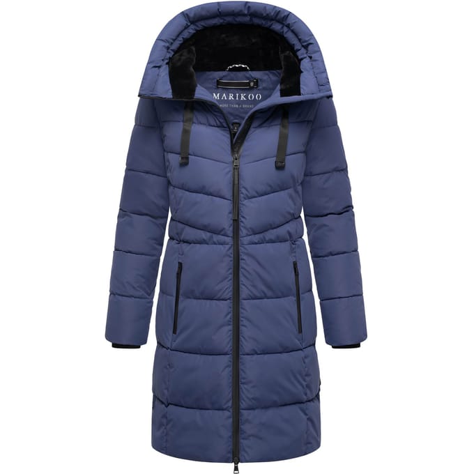 Marikoo Natsukoo dames winterjas – warm, teddyvoering & capuchon