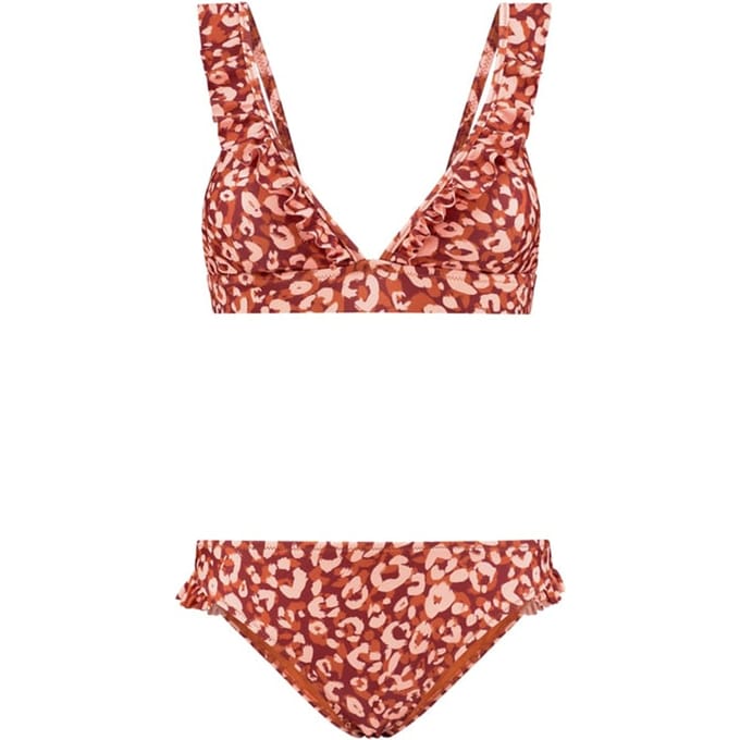 Shiwi Bobby Bikini Set Lush Leopard Frozen Choco Brown Frozen Choc Größe: 36 | Bikinis Outlet | Damen | Braun