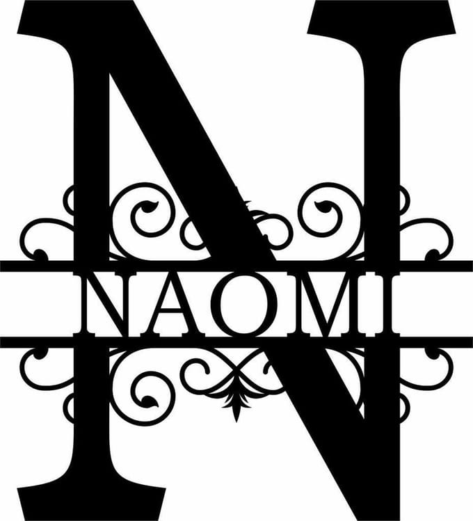 Wanddecoratie | Gepersonaliseerde letters A t/m Z - M (20cm)
