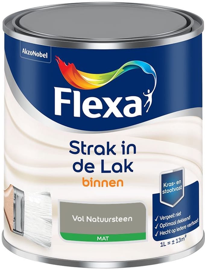 Flexa - Strak In De Lak Binnenlak Mat - Vol Natuursteen - Mengverf - 1 L