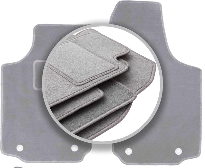 Automatten asgrijs voor: Opel Tigra B TwinTop, cabrio (2003-2008)