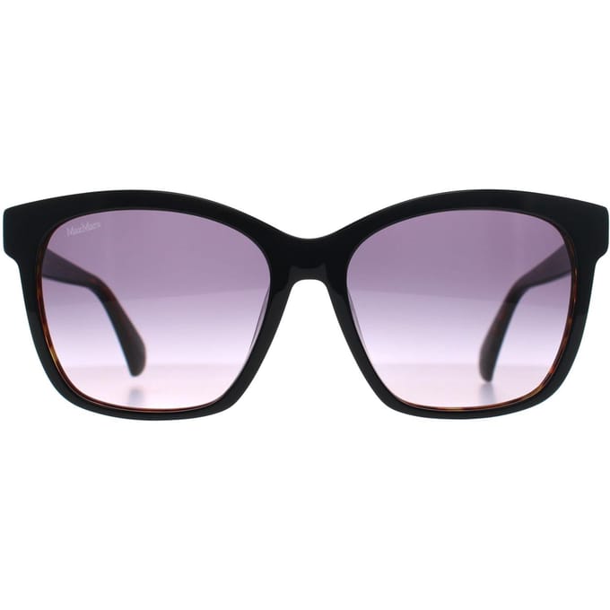 Max Mara Vierkant Dames Zwart Tortoise Rook Grijs Verloop MM0042 Logo9