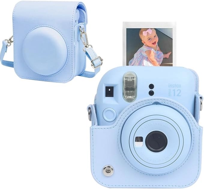 EtuiTab - Cameratas - Instax Mini 12 - Nekkkoord - Blauw