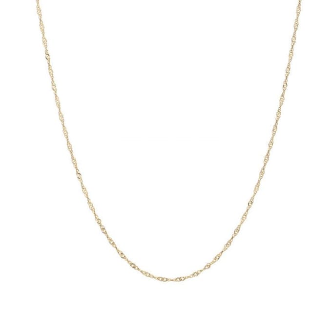 Bijoutheek Ketting Gedraaid Dun Goud