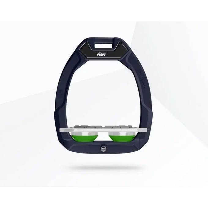 Veiligheidsletjes voor paardrijden Plat Grip Rood/Grijs/Groen Flex-On Safe-On