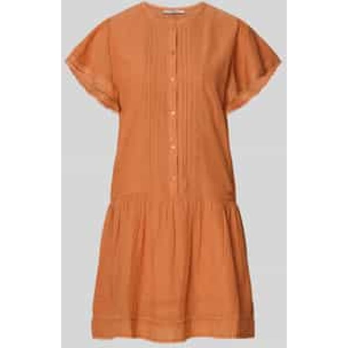 Mini-vrijetijdsjurk van mix van katoen en viscose model 'DESTIN'