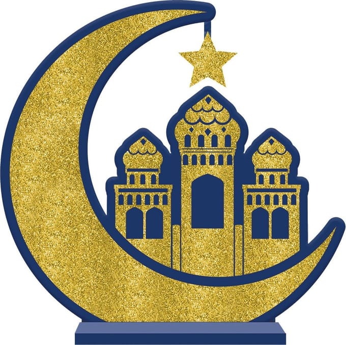 Amscan Tafeldecoratie Eid Mubarak 31 Cm Goud