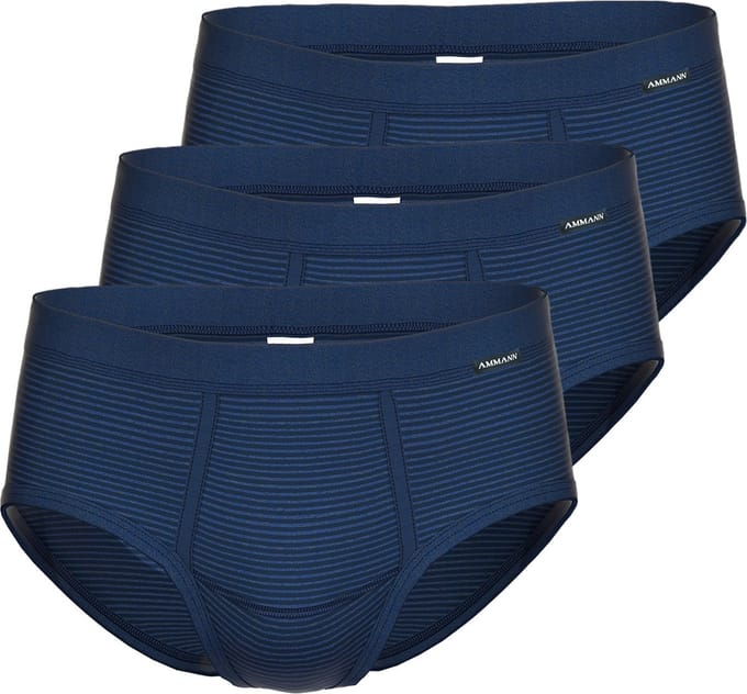 Ammann Heren slip onderbroek met voorsluiting 3 pack Jeans