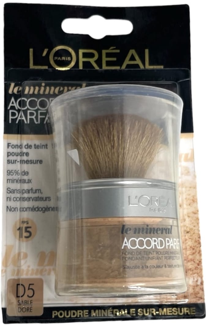 L'OREAL Accord Parfait Mineral Poeder D5 Sable Doré 7g