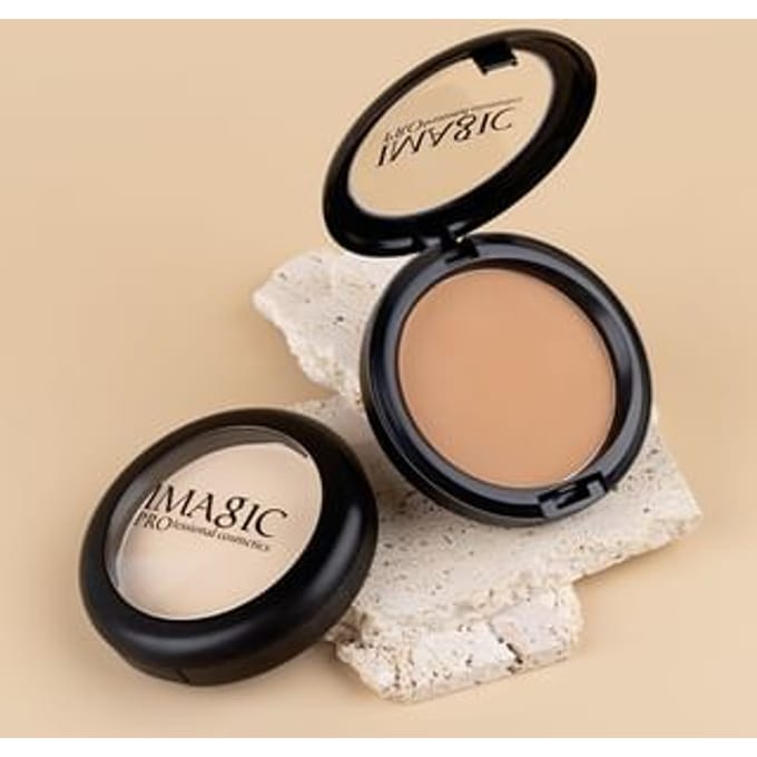 IMAGIC - Matte Silky Pressed Powder - 4 Shades 1# White - 15g