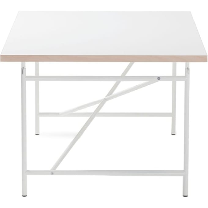 Richard Lampert Eiermann kinderbureau - melamine wit/eiken rand - Tafelblad150 x 75 cm