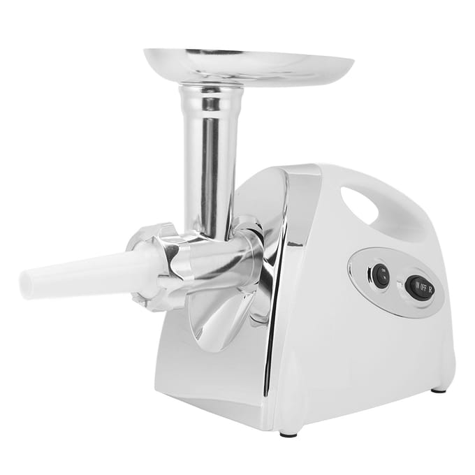 Hachoir à viande électrique multifonction automatique haute puissance, blanc L white