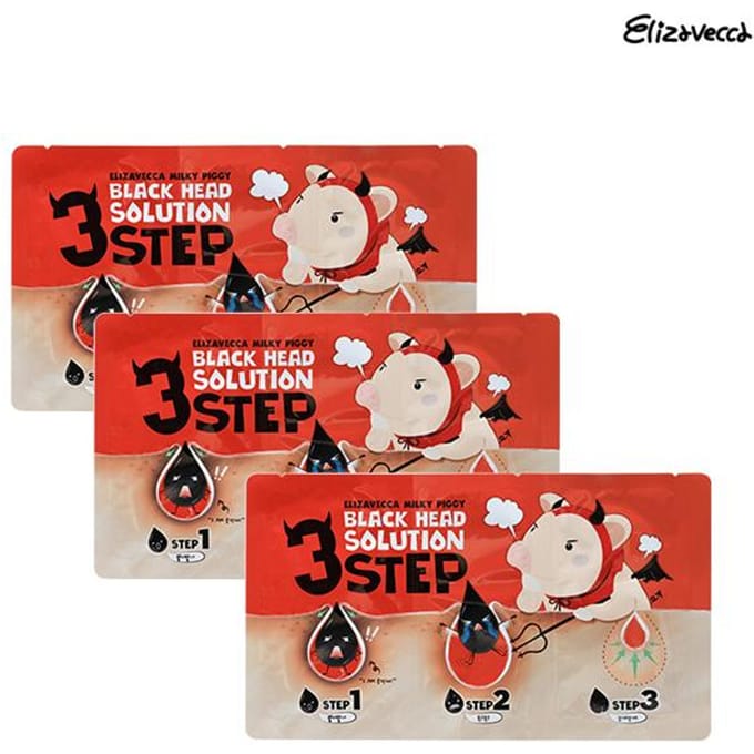 Elizavecca, Milky Piggy 3-Step Blackhead Solution, 6 g beige