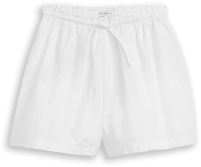 Tom Tailor - Short met broderie - Maat 152 - White