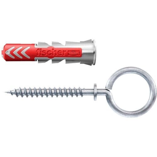 Fischer DuoPower Serie - Plug met Ooghaak - 8 x 40 mm - Nylon Componenten