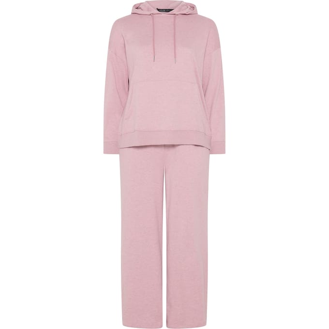 Limited Collection Lichtroze Hoodie En Joggingbroekset Size 48
