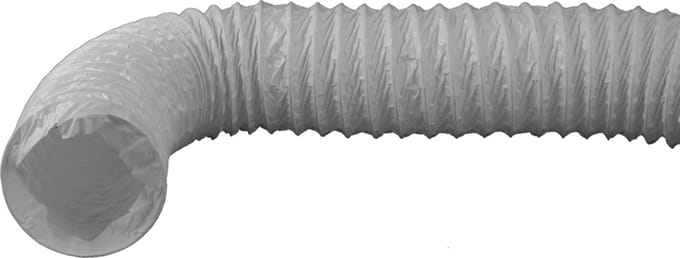 Kunststof afvoerslang Ø127mm 1,5m wit