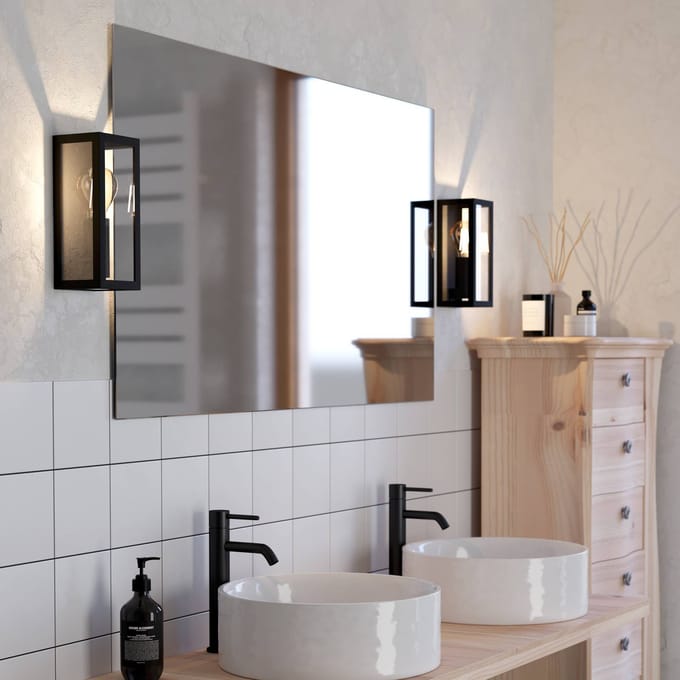 EGLO Amezola - Wandlamp - E27 - 26 cm - Zwart