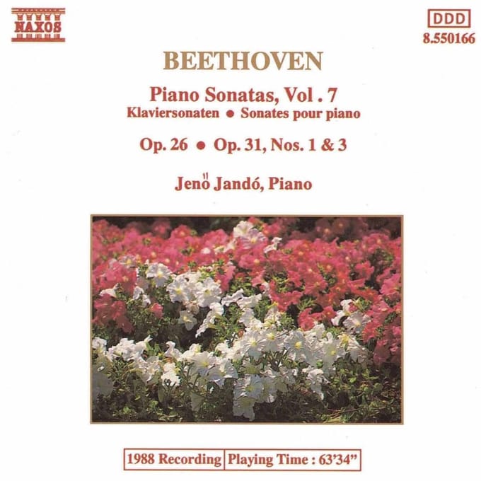 Jeno Jandó - Beethoven: Piano Sonatas 7 (CD)