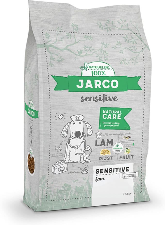 Jarco Dog Sensitive Natural Care Lam - Hondenvoer - 2.5 kg
