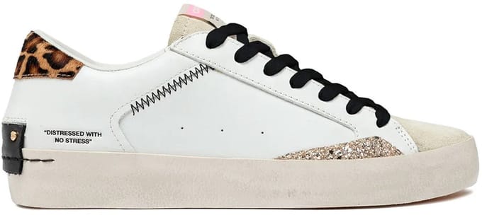 Crime London 27000pp6 Distressed Schoenen Wit EU 38 Vrouw