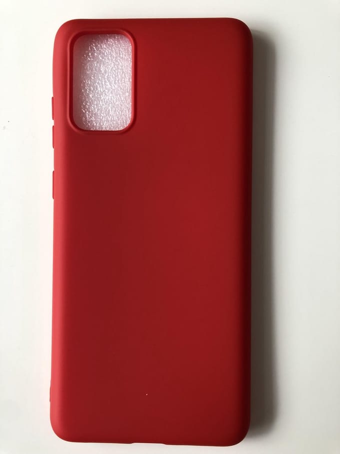 Siliconen back cover case - Geschikt voor Samsung Galaxy S20 Plus - TPU hoesje Rood