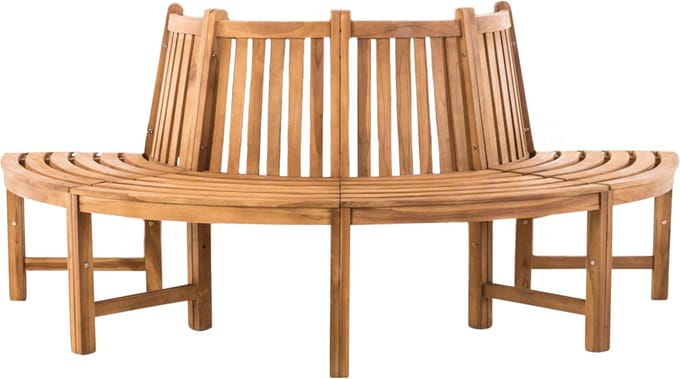 CLP Leming Boombank - Tuinbankje - Massief teak - 200 cm