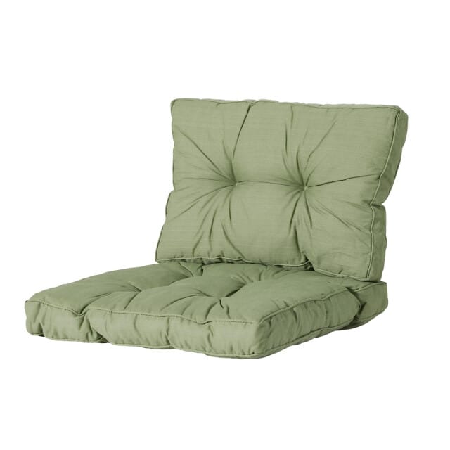 Madison - Florance Zitkussen Basic green - Ca. 73x73 cm - Set van 2