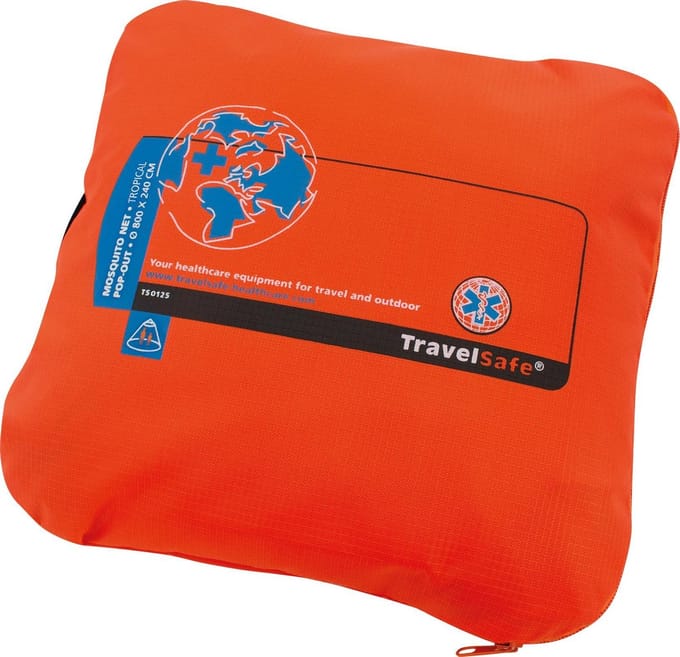 Travelsafe Mosquitonet - Pop Out  - Pyramide - Tropenproof - 1-2 Persoons