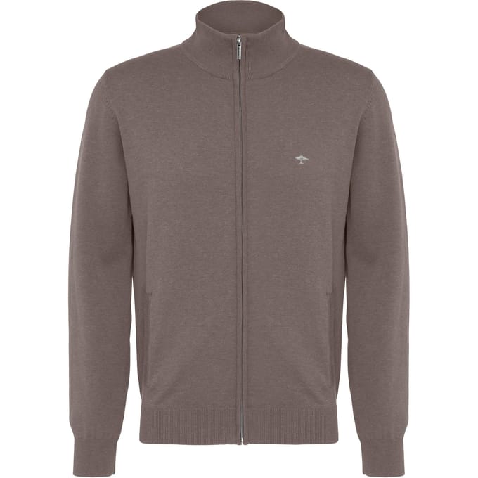 Fynch-Hatton Vest Cardigan Zip Uni Earth / male
