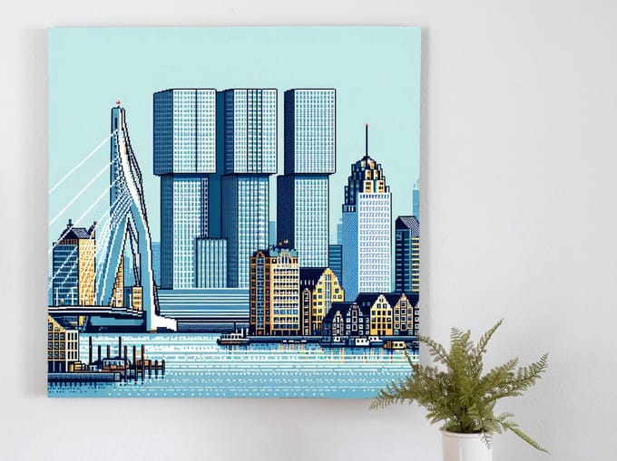 Kunstprint | Wanddecoratie | Canvas | 20 × 20 cm