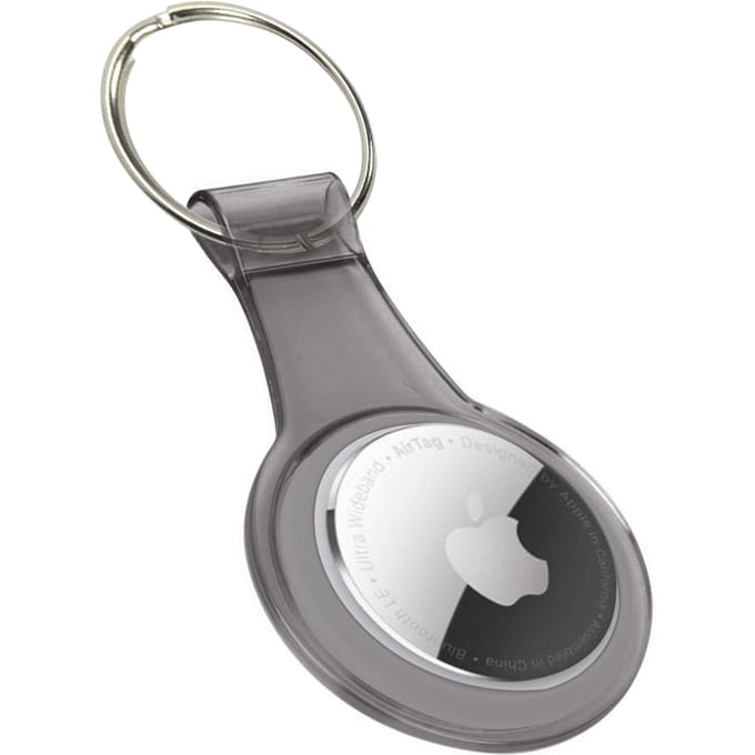 Apple AirTag sleutelhanger - Grijs (Clear)