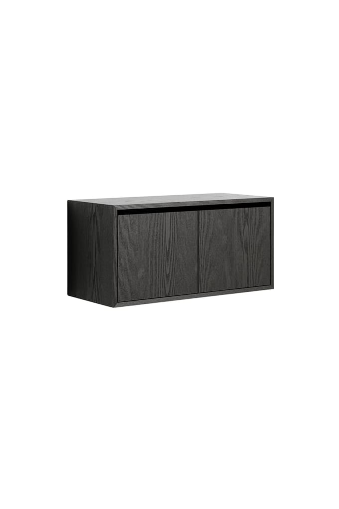 New Works New Works Cabinet Low w. Doors - zwart / essen
