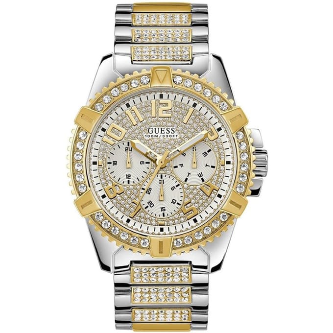 Guess W0799G4 Gouden Tone Frontier herenhorloge