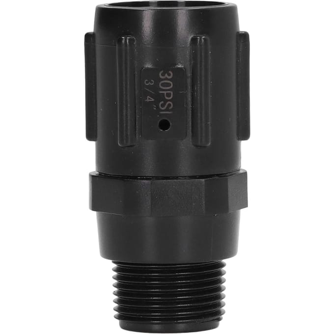 Druppelirrigatiedrukregelaar G3/4-draads waterverdeler met lage doorstroming voor boerderijen black
