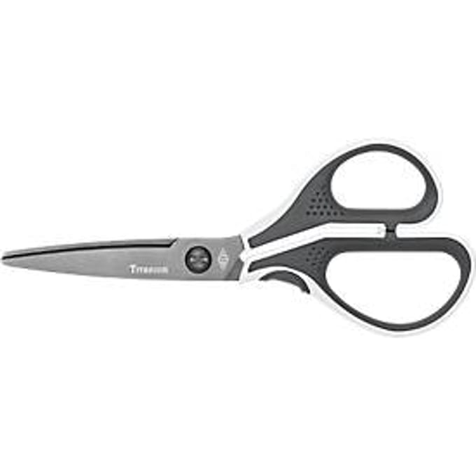 Wedo rvs-schaar Titan Cut, anti-kleef-coating, ergonomische handgrepen, 17,5 cm
