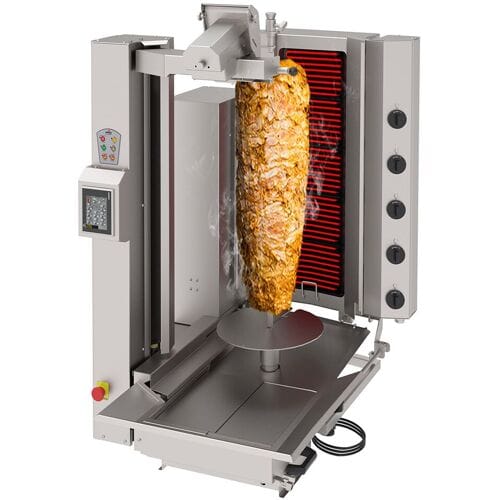 GGM Gastro Elektro Dönerroboter mit Schneidsystem - 5 Heizelemente - max. 120 kg Zilver