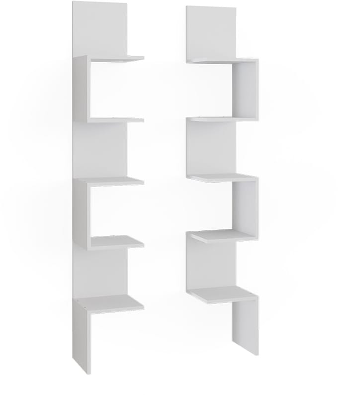 Vicco Paolo Hoekplank – 28 x 175.4 cm Set van 2 Wit